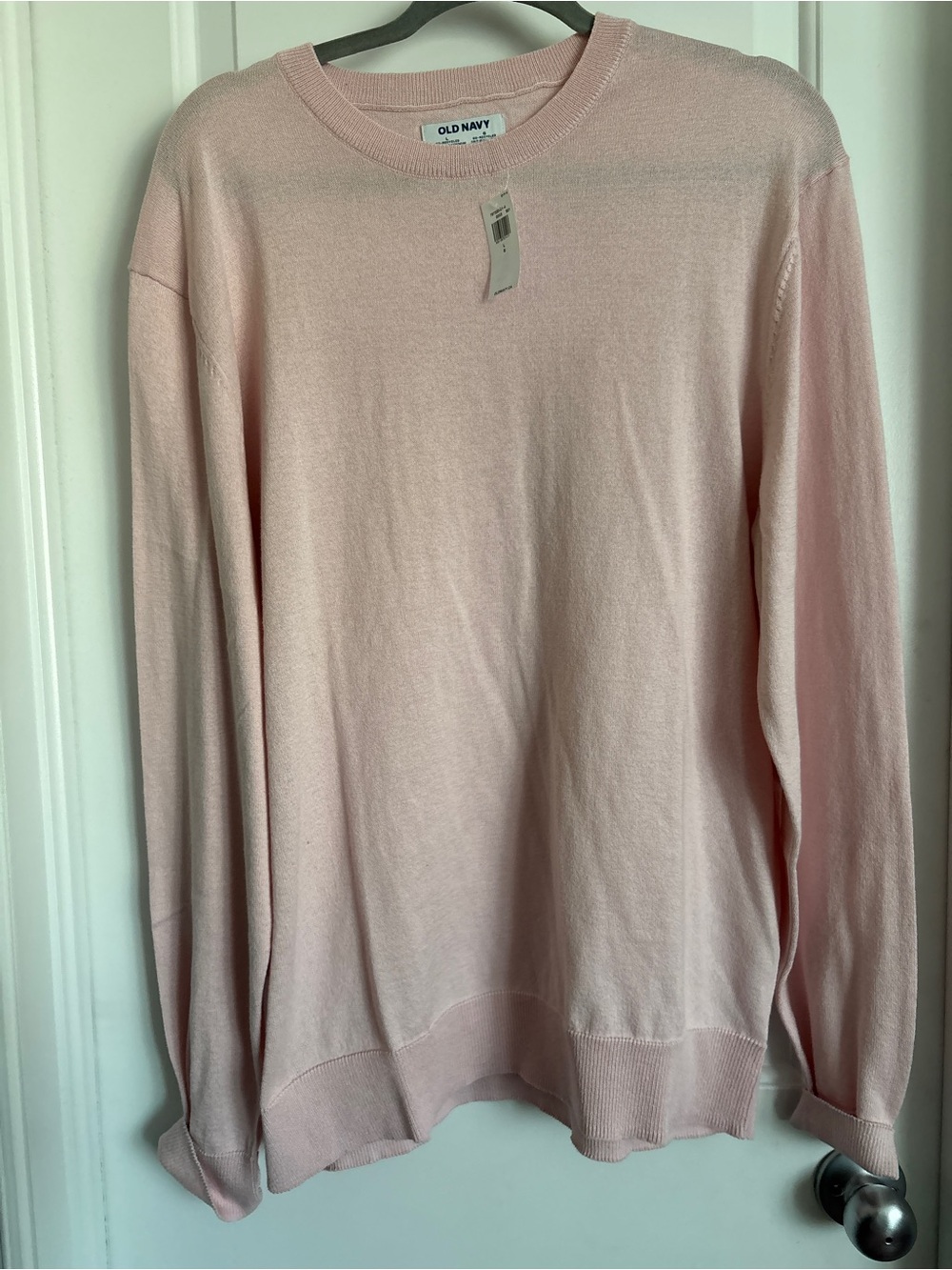 old navy pink sweater mens (or women)